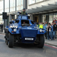 Illustration for article titled Vigilante Hippie Six-Wheeled Riot Tank Tries To Battle G20 Summit Protesters
